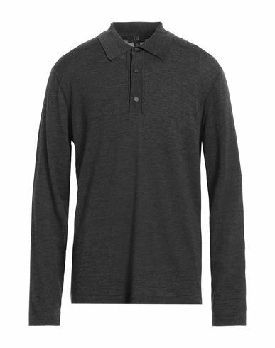 Dunhill Man Sweater Steel grey Merino Wool, Mulberry silk Cover