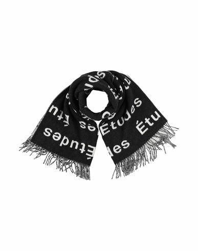 Études Man Scarf Black Wool, Polyamide Cover