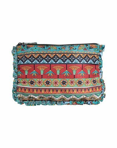 La Double J Woman Handbag Turquoise Polyester Cover