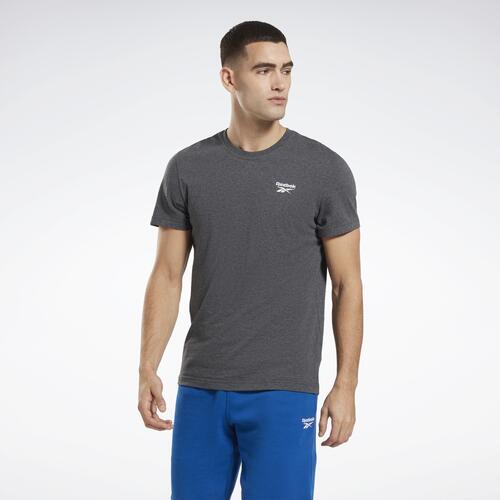 Reebok Identity Small Logo T-Shirt - Mens Grey Cover