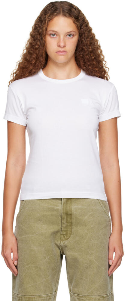 Acne Studios White Patch T-Shirt Cover