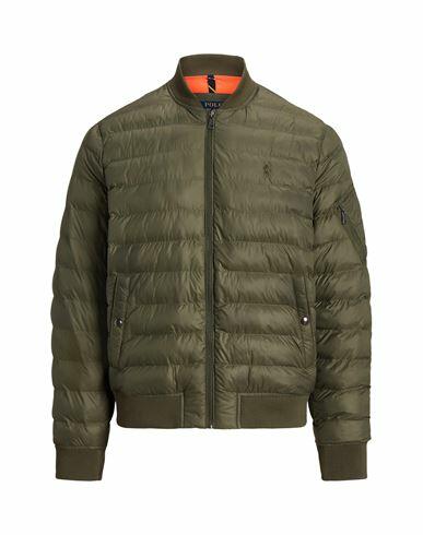 Polo Ralph Lauren Man Puffer Military green Recycled nylon Cover