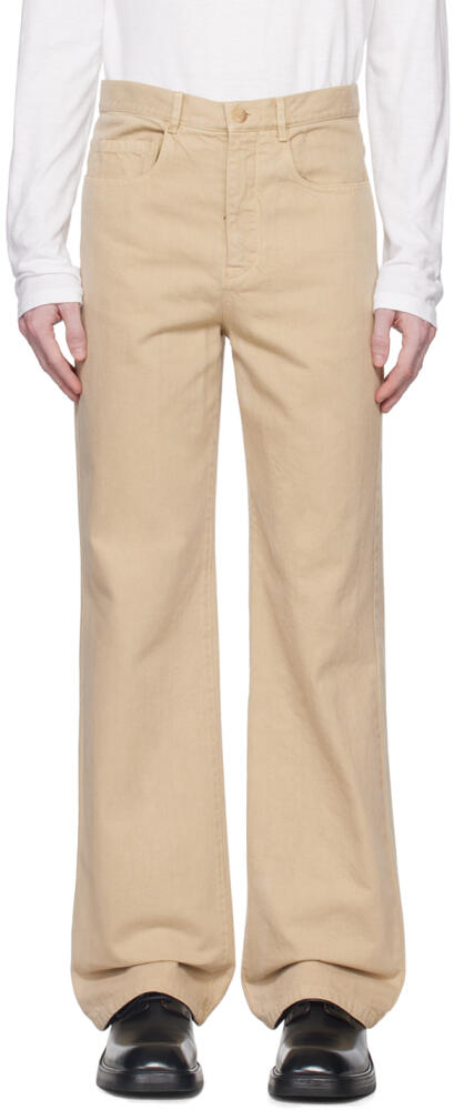 Nili Lotan Beige Claudio Trousers Cover