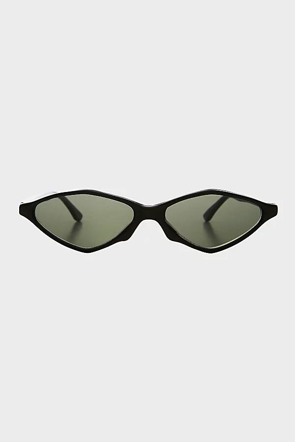 Sunglass Museum Vintage Nikita Diamond Shape Sunglasses in Black Cover