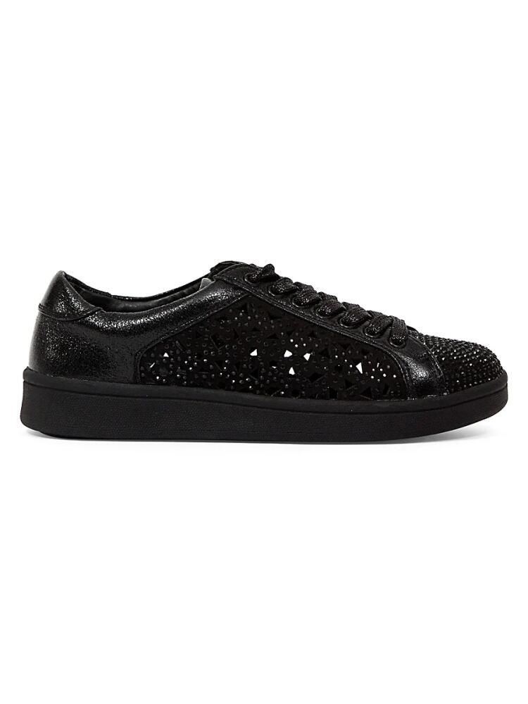 Lady Couture Women's Paris Embellished Sneakers - Black Cover