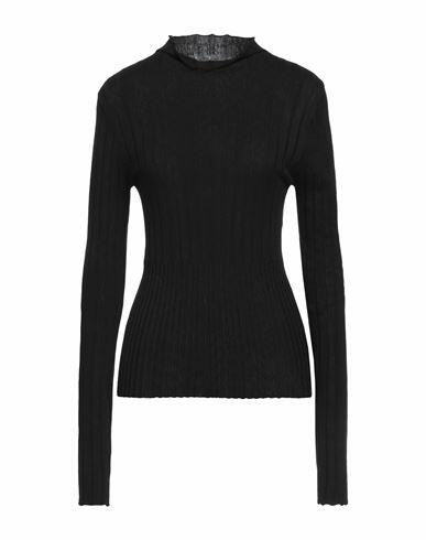 Max & co. Woman Turtleneck Black Polyester, Polyamide, Acrylic, Wool Cover