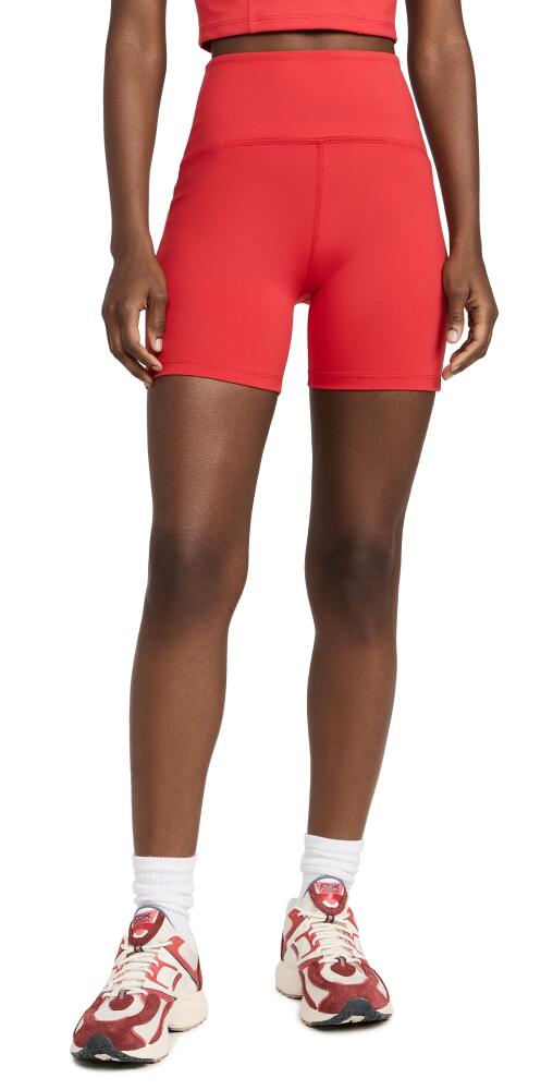 Beyond Yoga Powerbeyond Strive Biker Shorts Retro Red Cover