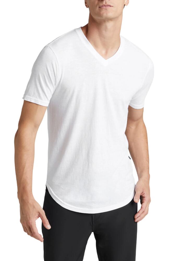 Goodlife Triblend Scallop Hem T-Shirt in White Cover