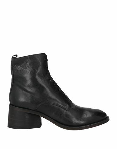 Moma Woman Ankle boots Black Leather Cover