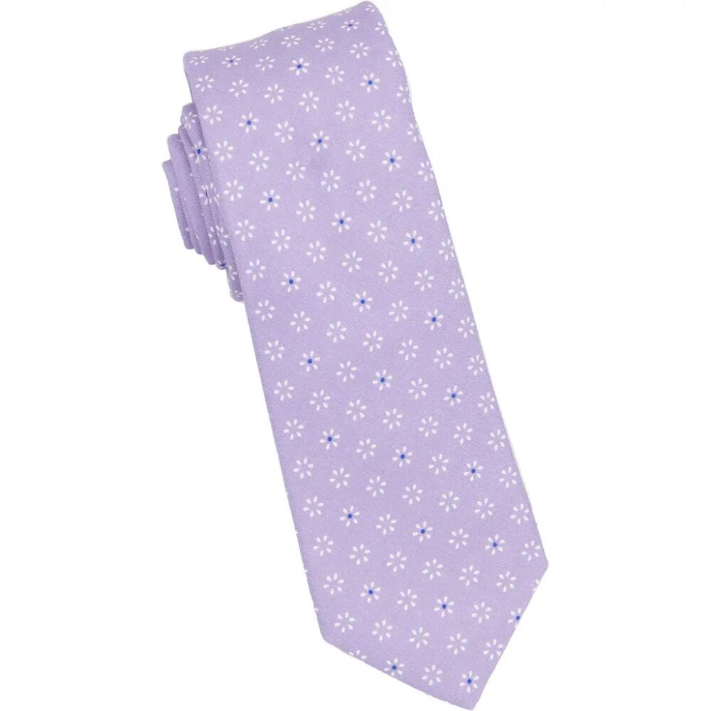 Brooklyn Brigade Geo Floral Cotton Tie in Lilac Cover