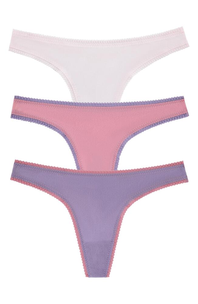 On Gossamer 3-Pack Mesh Thongs in Daybreak/Confetti/Chalk Cover