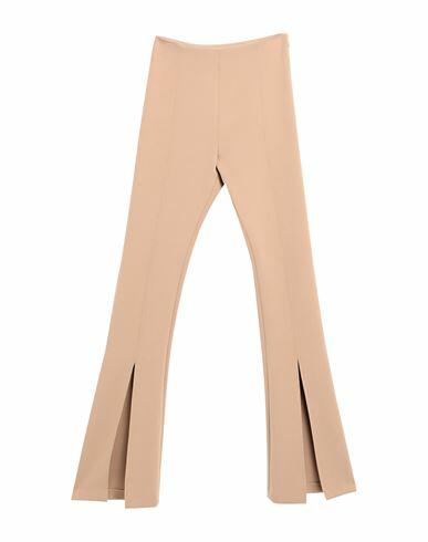 Amen Woman Pants Camel Polyester, Viscose, Elastane Cover