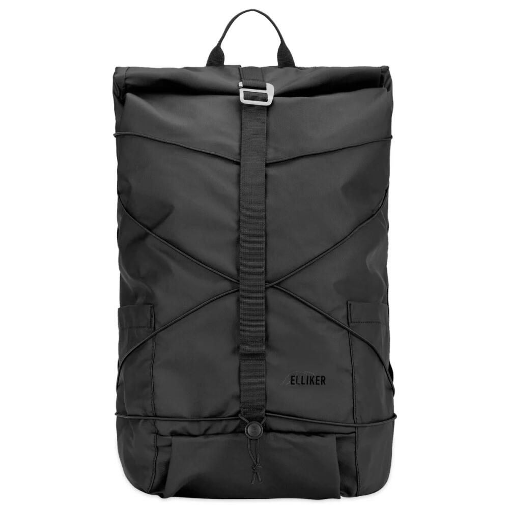 Elliker Dayle Rolltop Backpack in Black Cover