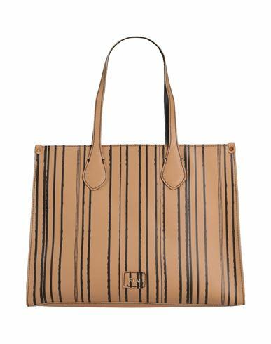 Gum Design Woman Handbag Camel Recycled PVC Cover