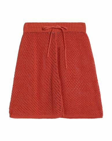 Gentryportofino Woman Shorts & Bermuda Shorts Orange Cotton, Polyamide Cover