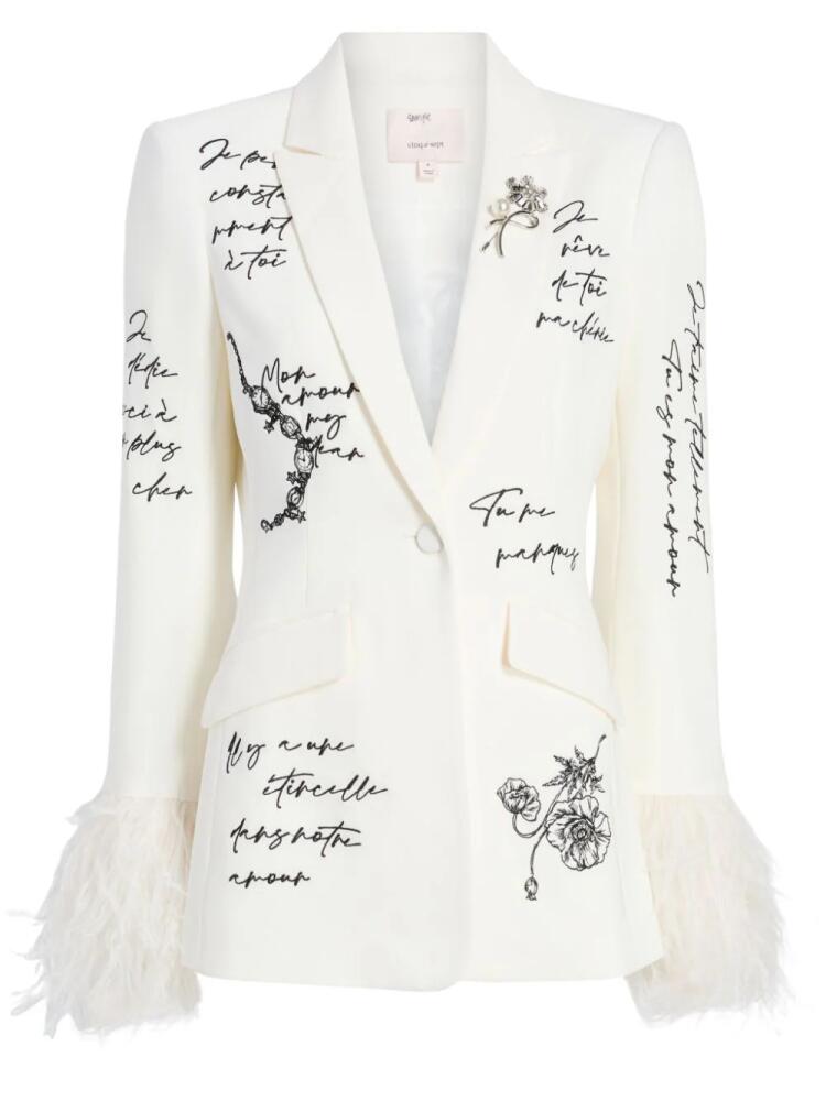 Cinq A Sept Love Letter Cheyenne blazer - White Cover