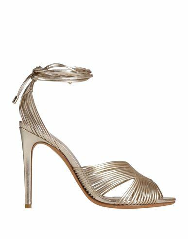 Alexandre Birman Woman Sandals Gold Leather Cover