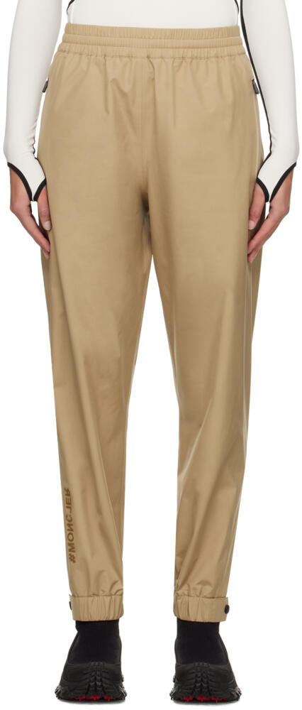 Moncler Grenoble Beige Bonded Lounge Pants Cover