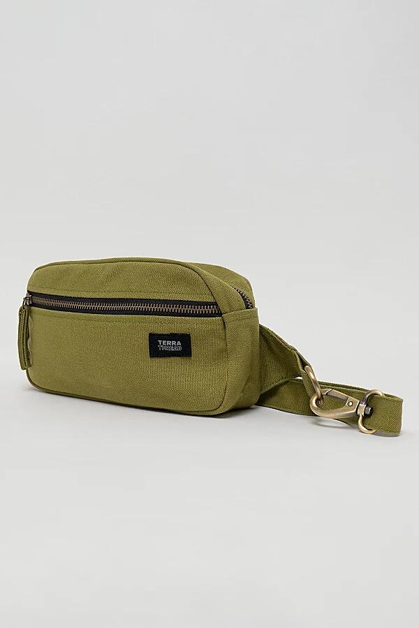 Terra Thread Organic Cotton Canvas Fanny Pack in Olive Cover