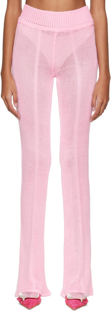 Lado Bokuchava SSENSE Exclusive Pink Acrylic Lounge Pants Cover