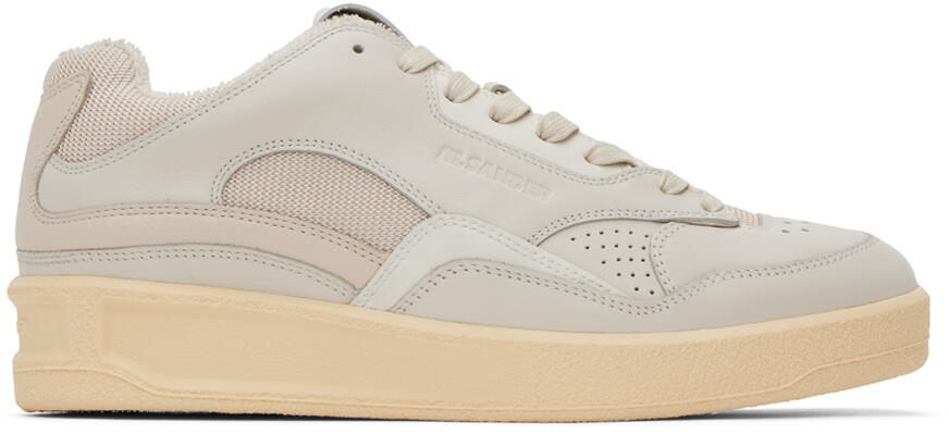 Jil Sander Off-White Perforated Sneakers Cover