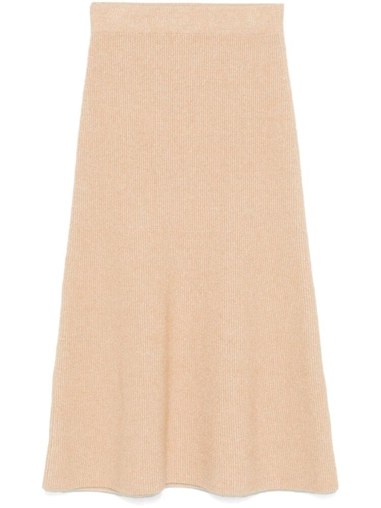 Fabiana Filippi knitted midi skirt - Neutrals Cover