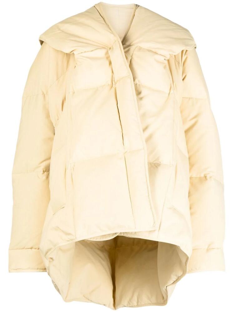 Goen.J oversize padded jacket - Neutrals Cover