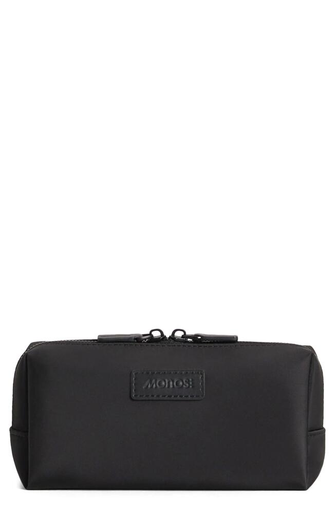 Monos Small Metro Toiletry Case in Carbon Black Cover