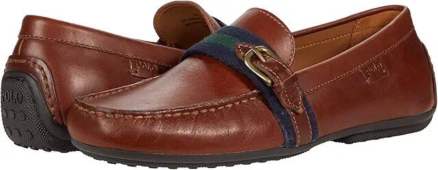 Polo Ralph Lauren Riali Loafer (Polo Tan Heavyweight Smooth Leather) Men's Shoes Cover