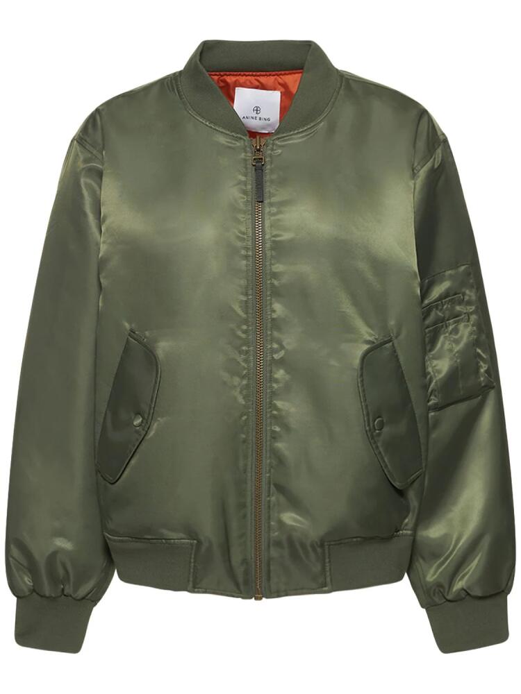 ANINE BING Leon Nylon Bomber Jacket Cover