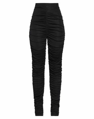 Moschino Jeans Woman Leggings Black Viscose Cover