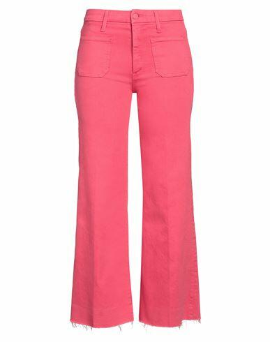 Mother Woman Jeans Fuchsia Cotton, Polyester, Elastane Cover