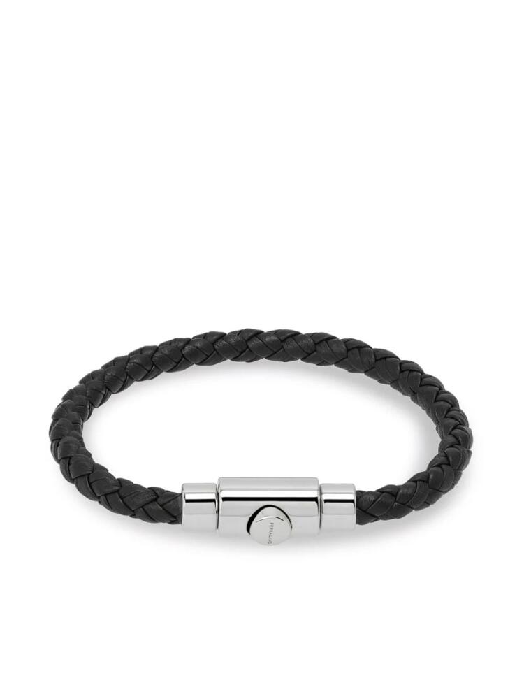 Ferragamo braided leather bracelet - Black Cover