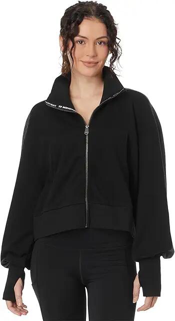 FP Movement High Jump Zip Up (Black) Women's Clothing Cover