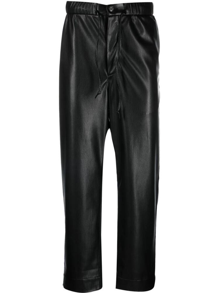 Nanushka Maven straight-leg trousers - Black Cover