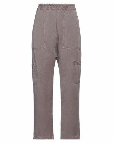 Nsf Woman Pants Light brown Linen, Rayon Cover