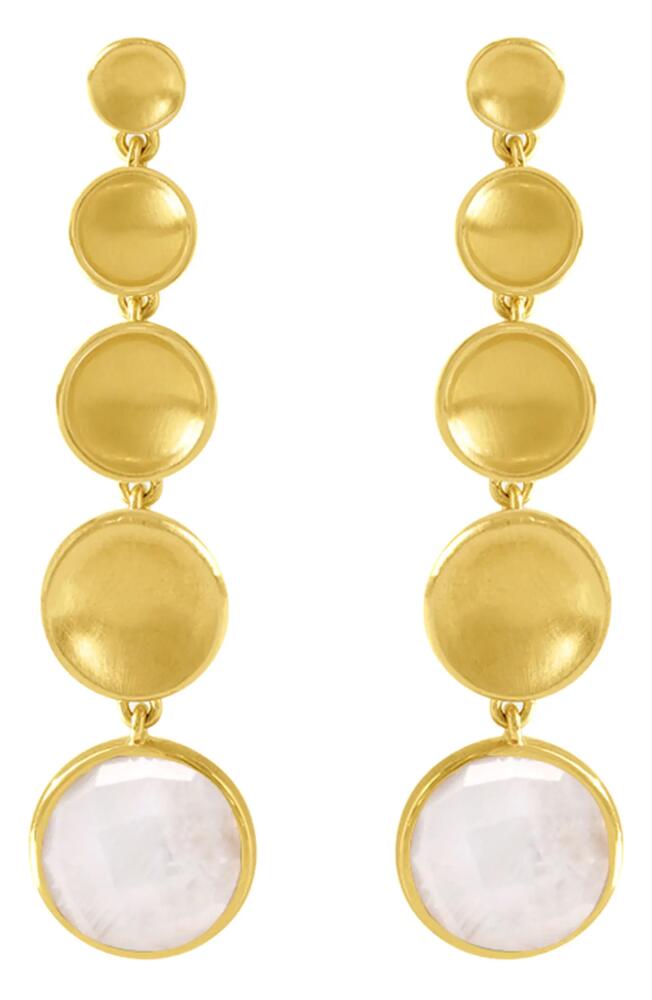 Dean Davidson Sol Statement Drop Earrings in Moonstone/Gold Cover