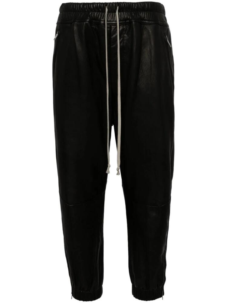 Rick Owens cropped leather trousers - Black Cover