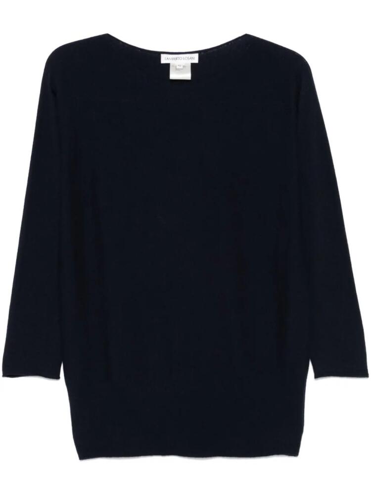 Lamberto Losani wool sweater - Blue Cover