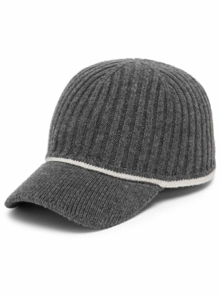 Brunello Cucinelli knitted cap - Grey Cover