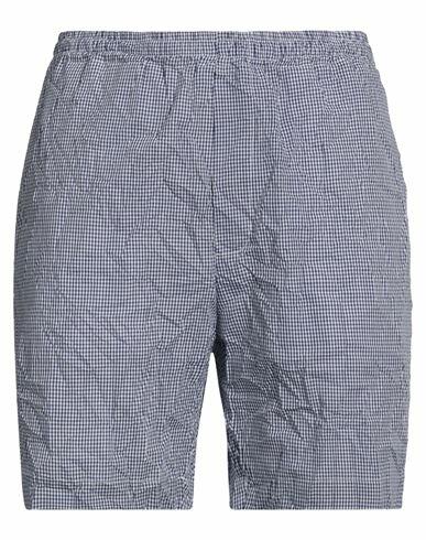 Grifoni Man Shorts & Bermuda Shorts Blue Cotton, Polyester Cover