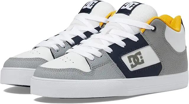 DC Pure Mid (White/Navy) Men's Shoes Cover