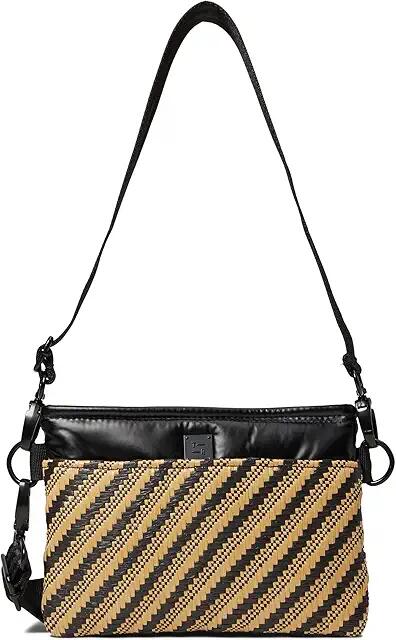 THINK ROYLN Bum Bag Crossbody (Dune/Black Diagonal Stripe Raffia/Pearl Black) Cross Body Handbags Cover