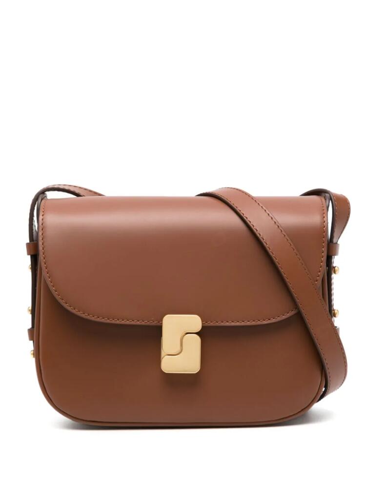 Soeur Bellissima leather crossbody bag - Brown Cover