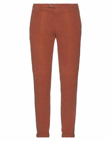 Betwoin Man Pants Rust Cotton, Elastane Cover