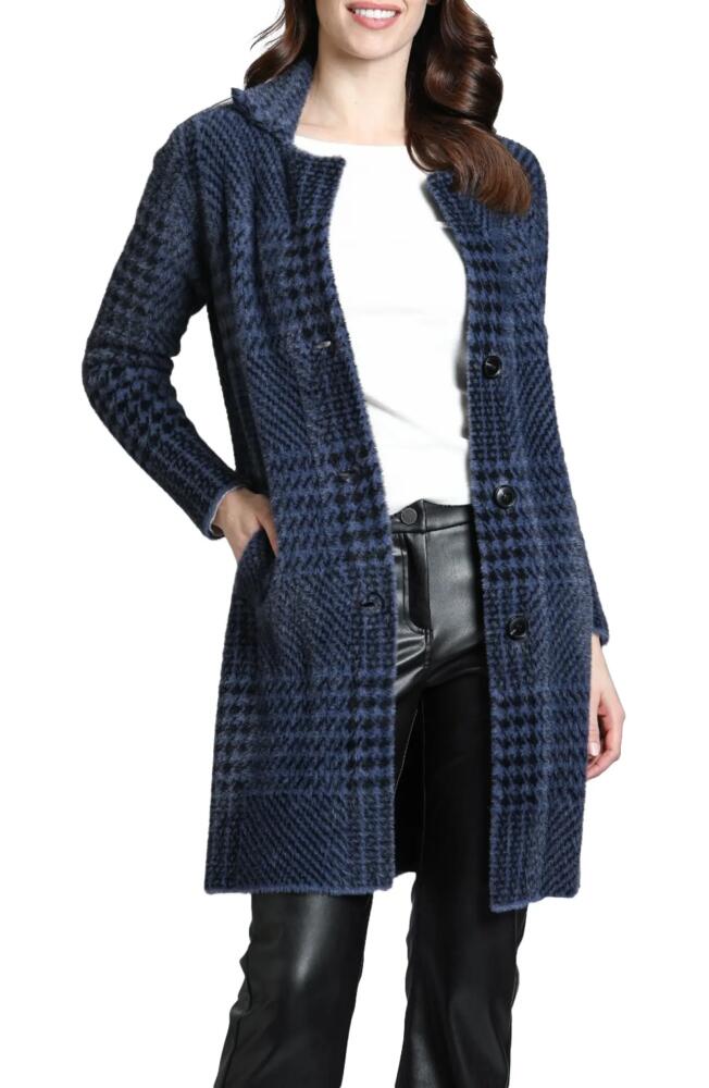 APNY Plush Houndstooth Jacket in Indigo Cover