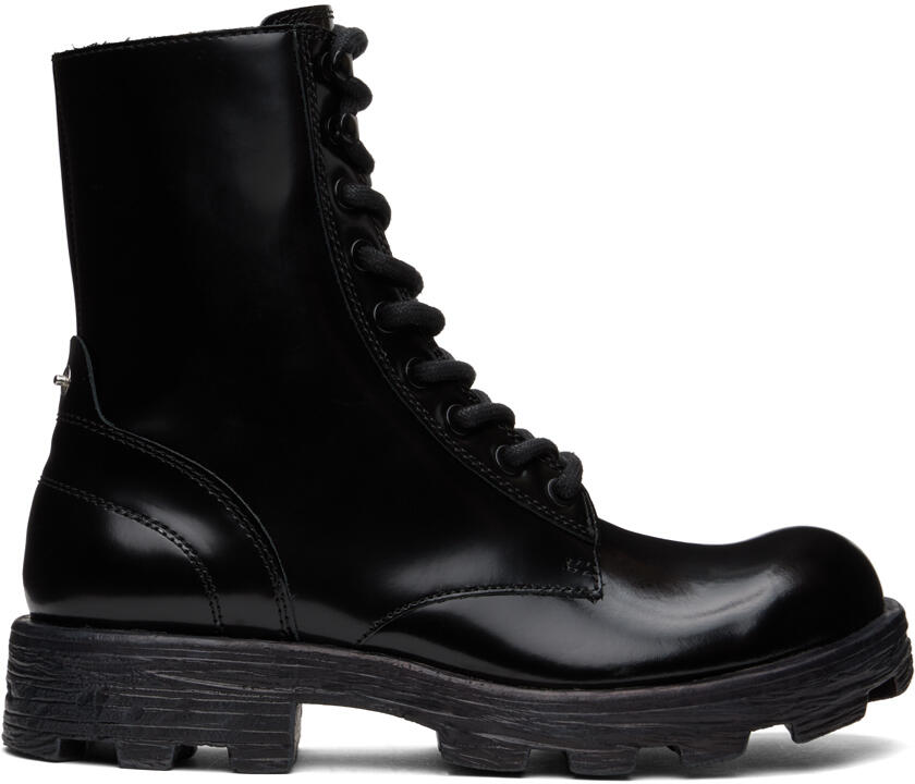 Diesel Black D-Hammer Boots Cover