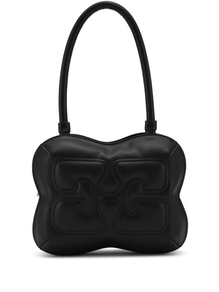 GANNI butterfly leather shoulder bag - Black Cover