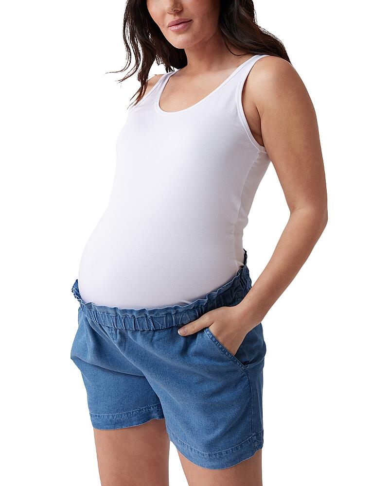 Ingrid & Isabel Maternity Drapey Paperbag Shorts Cover