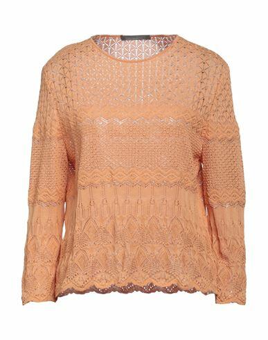 Alberta Ferretti Woman Sweater Apricot Cotton Cover